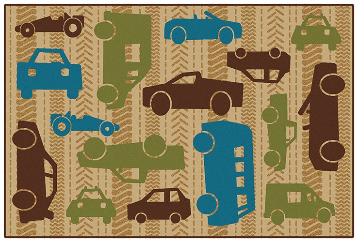 All Autos Play Classroom Rug, view 4