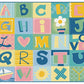 KIDSoft Toddler Alphabet Blocks Tranquil Classroom Rug