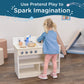 Toddler Combination Play Kitchen, Assembled, view 8