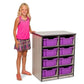 Double Mobile Classroom Organizer, 8 Bins by Playscapes