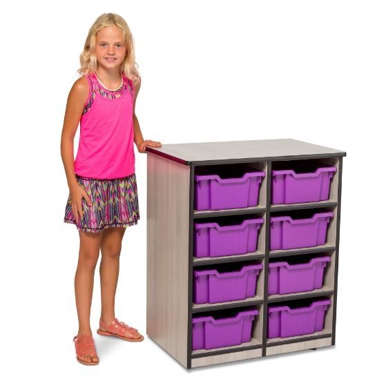 Double Mobile Classroom Organizer, 8 Bins by Playscapes