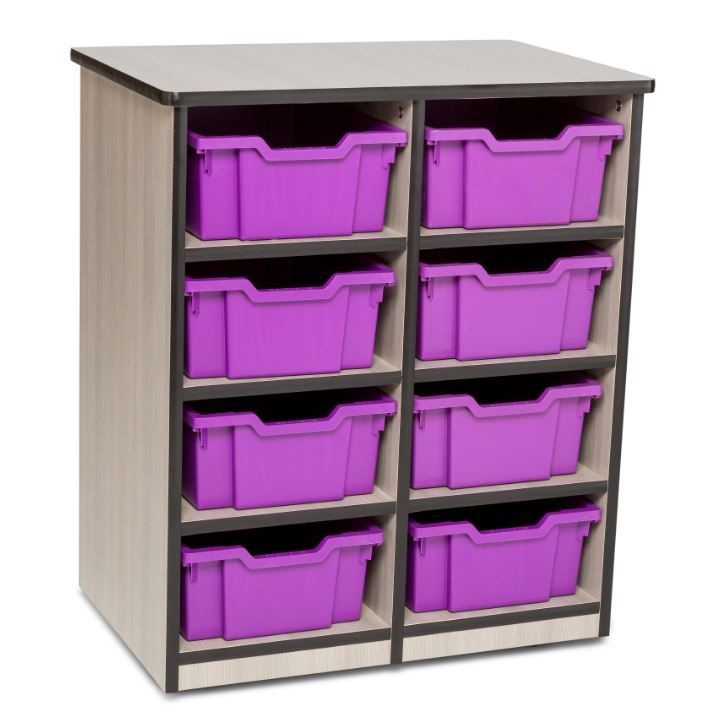 Double Mobile Classroom Organizer, 8 Bins by Playscapes