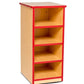 Single Mobile Classroom Organizer, 4 Bins by Playscapes