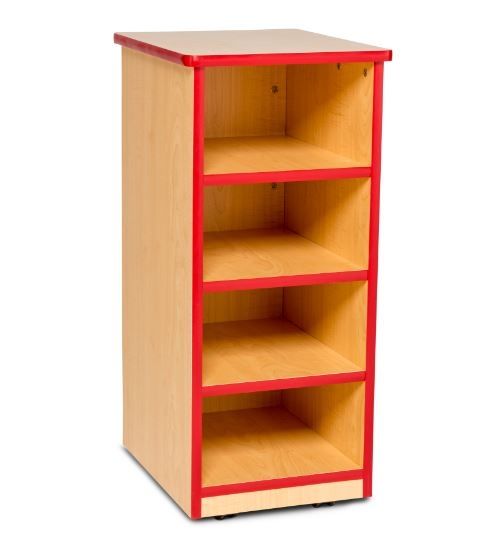 Single Mobile Classroom Organizer, 4 Bins by Playscapes