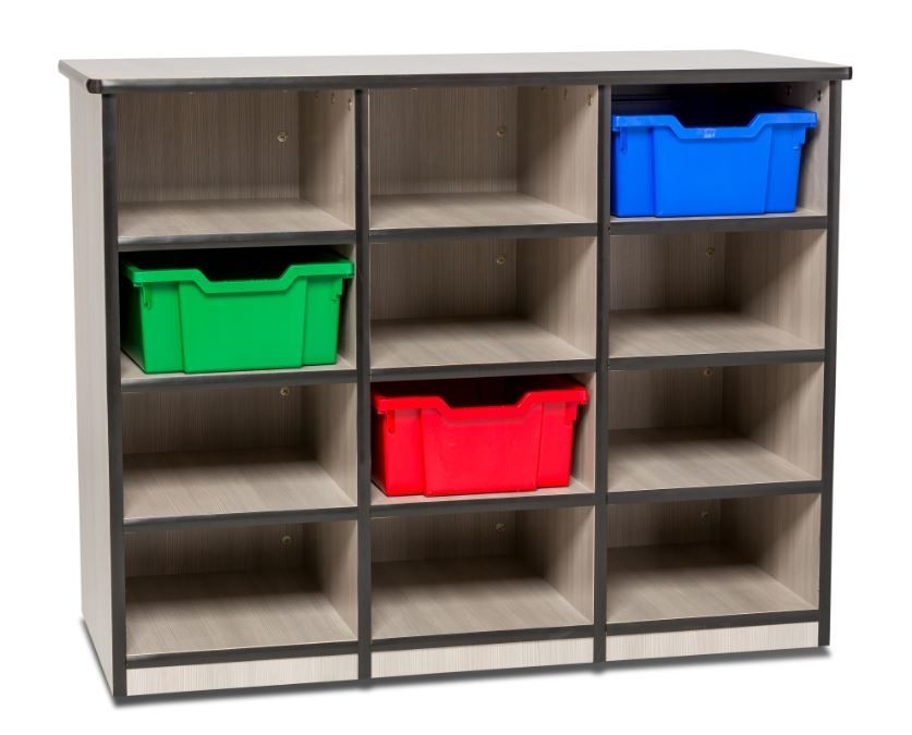 Triple Mobile Classroom Organizer, 12 Bins by Playscapes