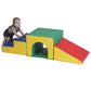 Compact Soft Play Tunnel Climber with Floor Mat, view 2