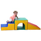 Compact Soft Play Tunnel Climber with Floor Mat, view 6