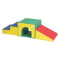 Compact Soft Play Tunnel Climber with Floor Mat, view 3