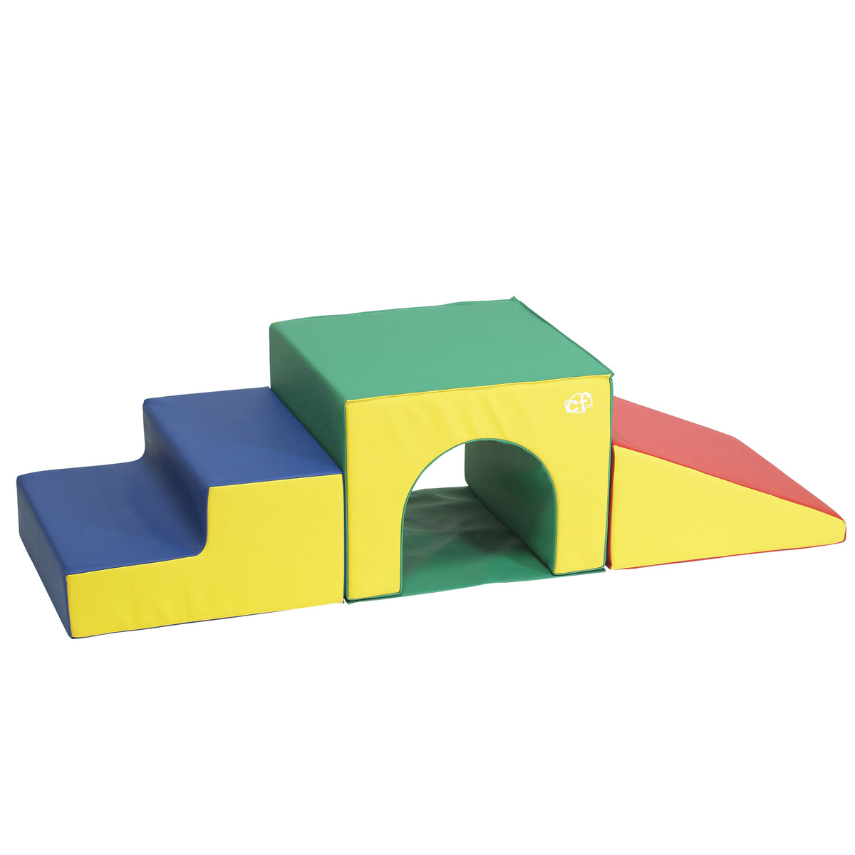 Compact Soft Play Tunnel Climber with Floor Mat, view 5