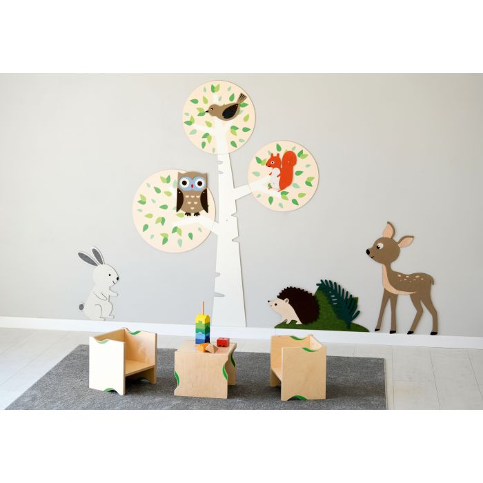 Tree and Woodland Friends Wall Decor