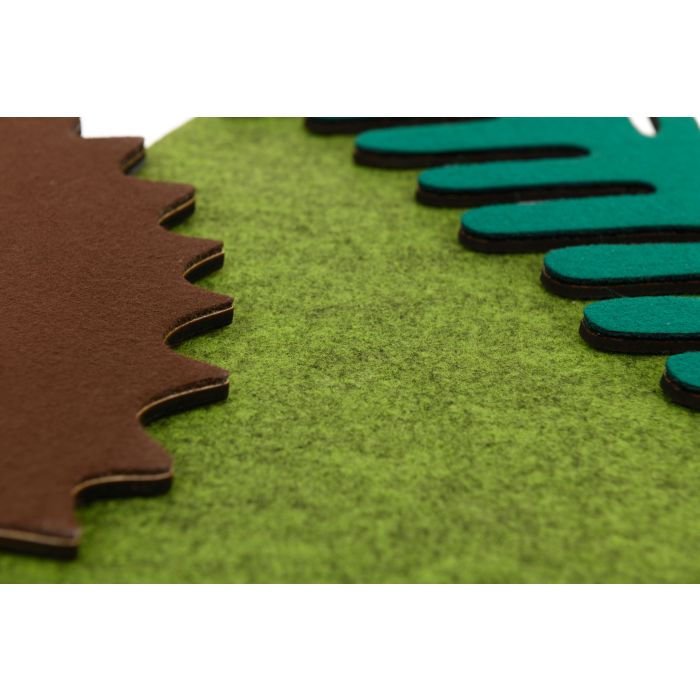 Hedgehog and Grass Wall Decor