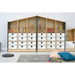 FLO Tall Display Cabinet, Right Facing by NOVUM