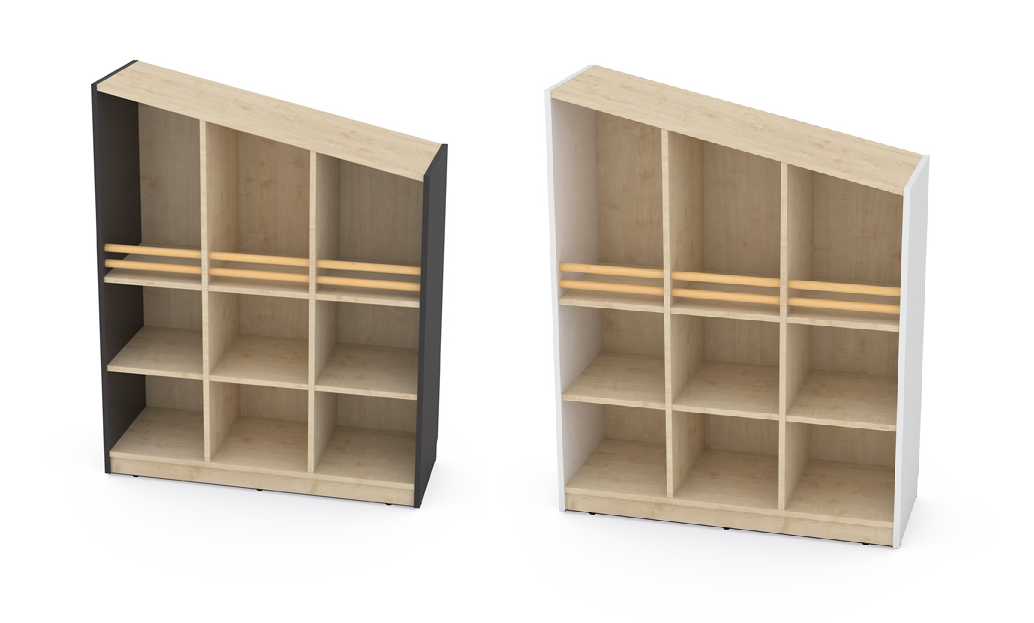 FLO Tall Display Cabinet, Left Facing by NOVUM