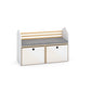 Mobile Storage Cabinet with Cushioned Bench by NOVUM