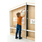 FLO Artwork Display Cabinet, Right Facing by NOVUM