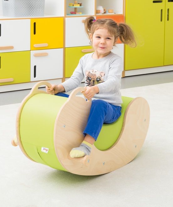 Plywood Toddler Rocking Chair with Foam Seat by NOVUM