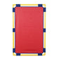 Rectangle Portable Classroom Room Divider Panel, Red / Single / Panel Only