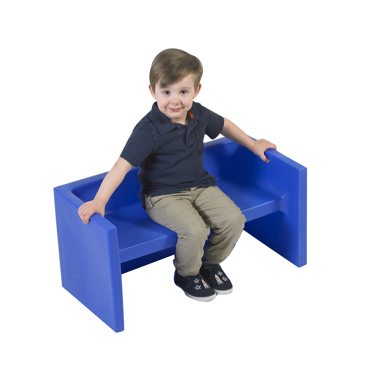 3-in-1 Flexible Seating Bench and Activity Table, view 5