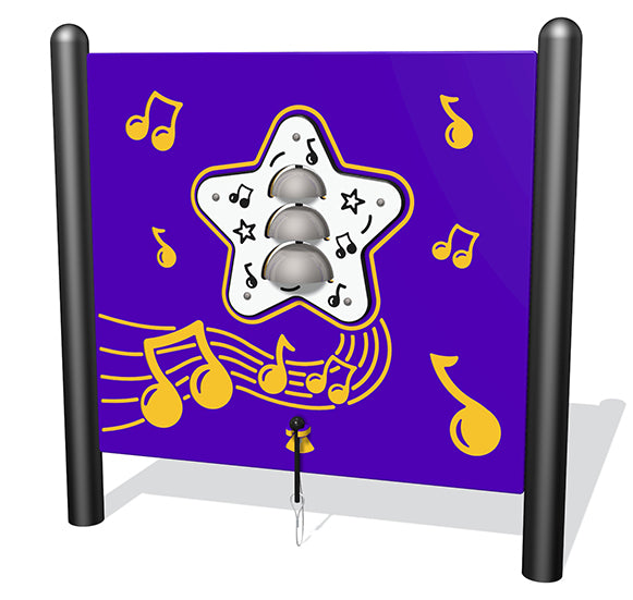 Musical Bells Play Panel - Freestanding