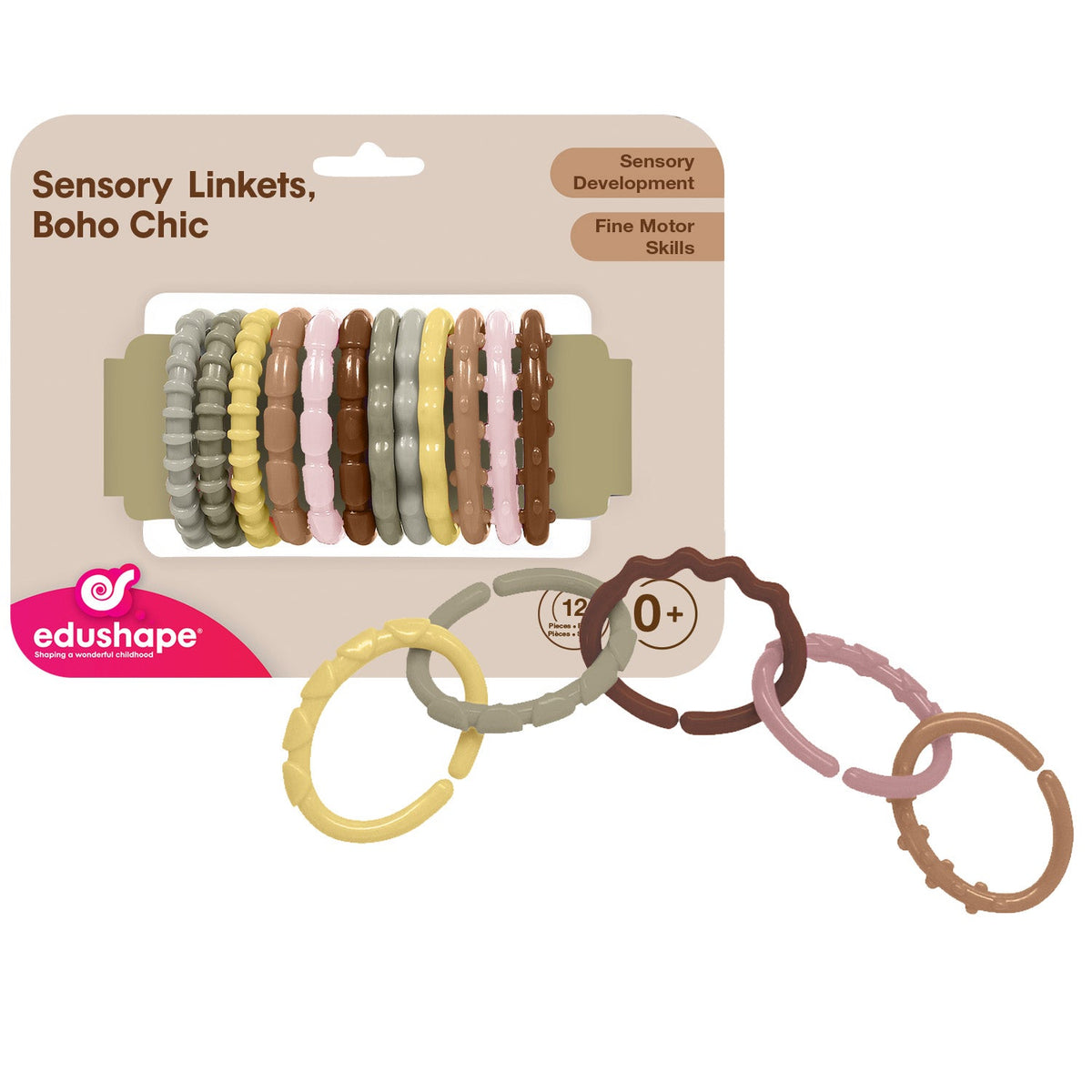 Textured Linking Toys, Boho