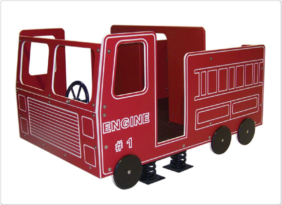 Multi Spring Rider - Fire Truck or School Bus
