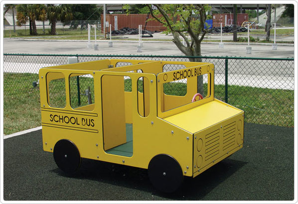 Multi Spring Rider - Fire Truck or School Bus, view 2