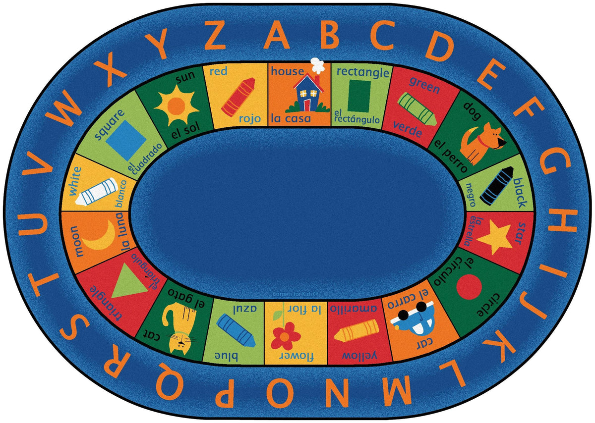 Bilingual Circletime Classroom Rug, view 4