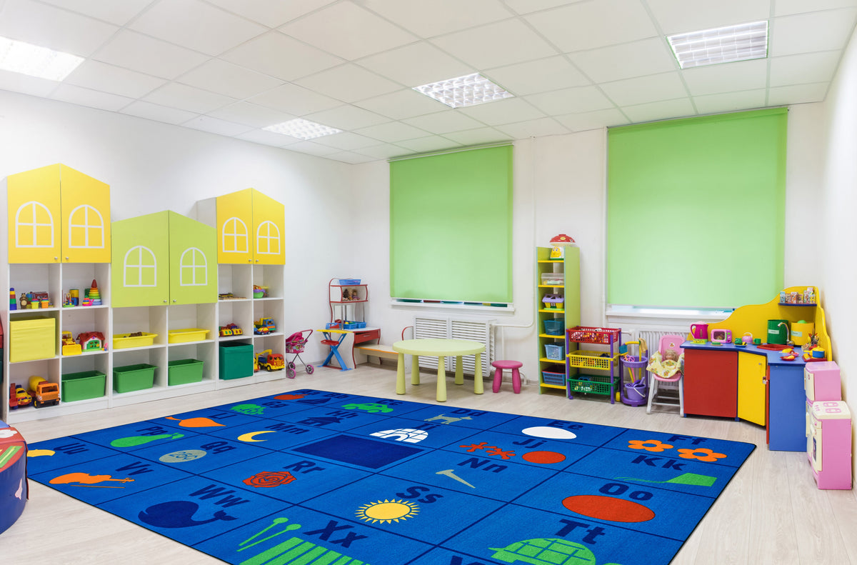 Alphabet Seating Classroom Rug, view 4
