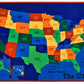 USA Map Classroom Rug, view 3
