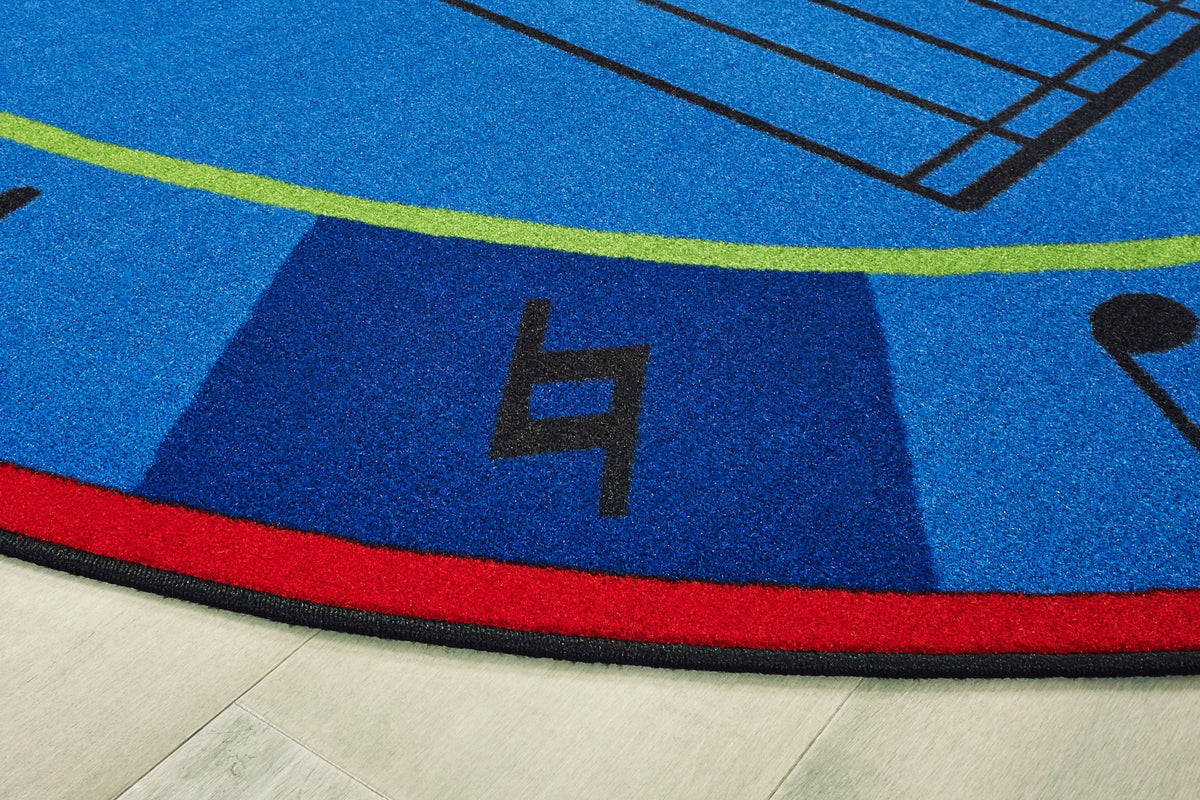 A-Sharp Music Classroom Rug, view 2