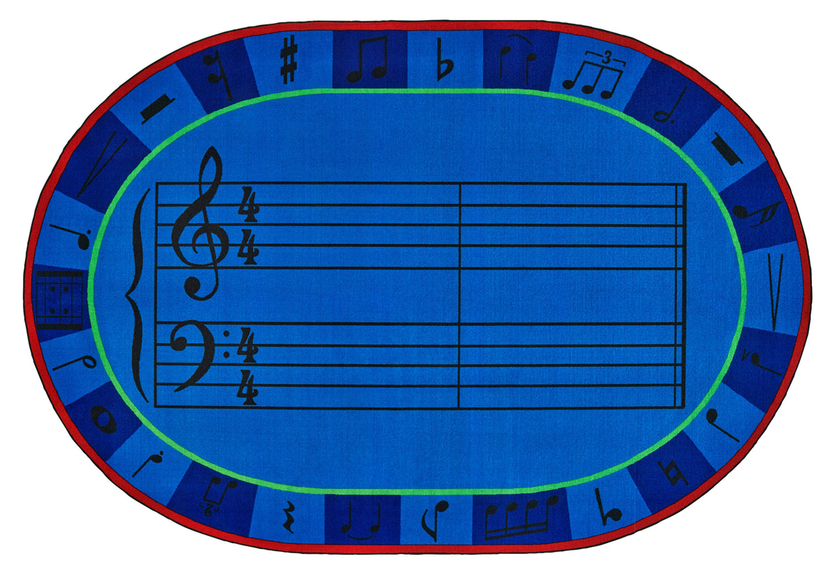 A-Sharp Music Classroom Rug