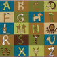 A to Z Animals Alphabet Classroom Rug, view 7