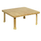 Preschool Classroom Table with Natural Wood Finish, view 15