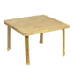 Preschool Classroom Table with Natural Wood Finish, view 12