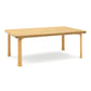 Preschool Classroom Table with Natural Wood Finish, view 10