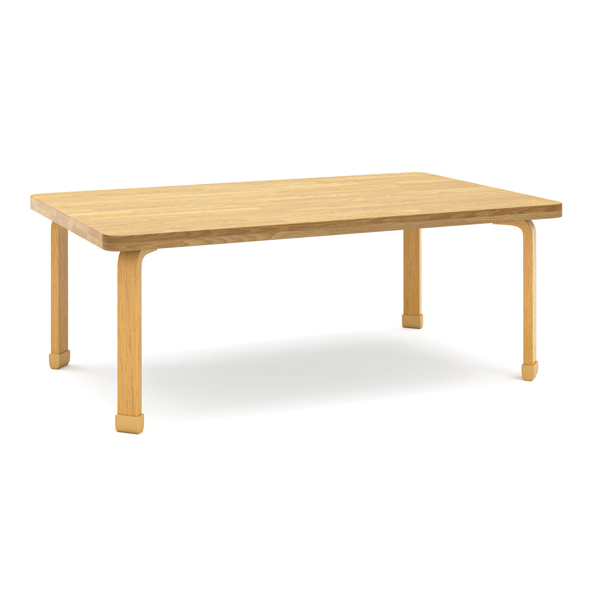 Preschool Classroom Table with Natural Wood Finish, view 10