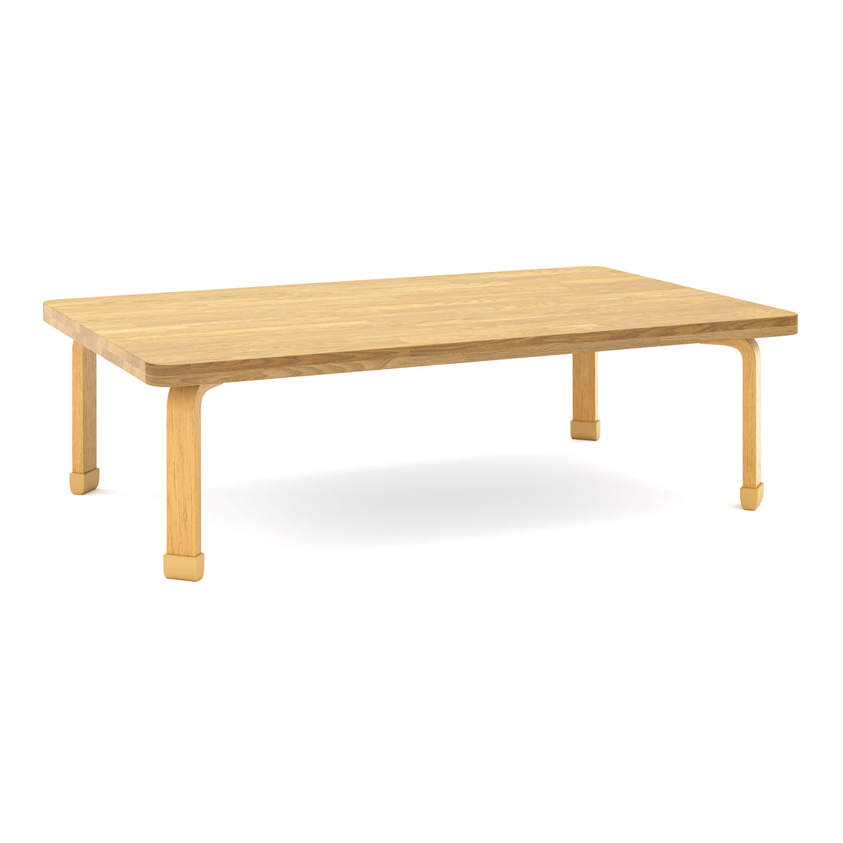 Preschool Classroom Table with Natural Wood Finish, view 8
