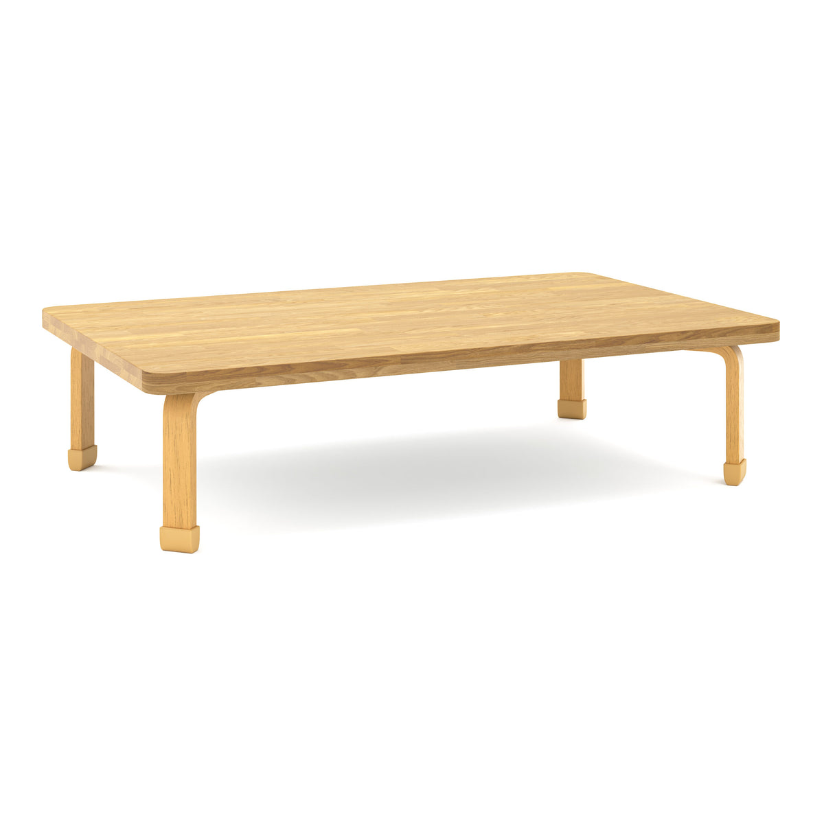 Preschool Classroom Table with Natural Wood Finish, view 7