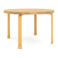Preschool Classroom Table with Natural Wood Finish, view 6