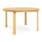 Preschool Classroom Table with Natural Wood Finish, view 5