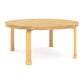 Preschool Classroom Table with Natural Wood Finish