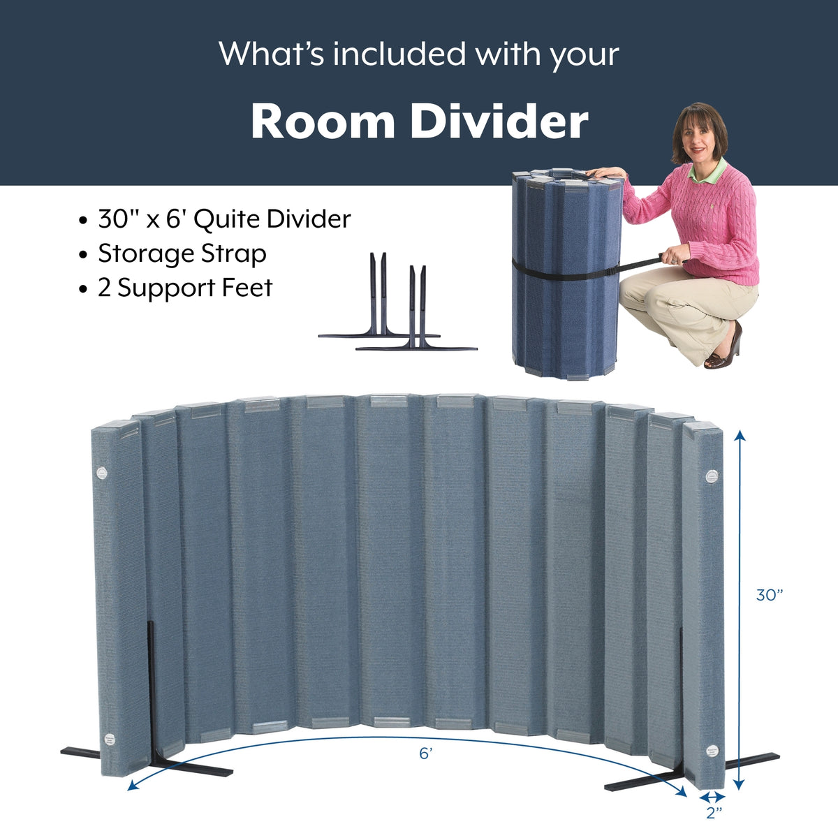 Sound-Dampening Flexible Classroom Room Divider, view 7