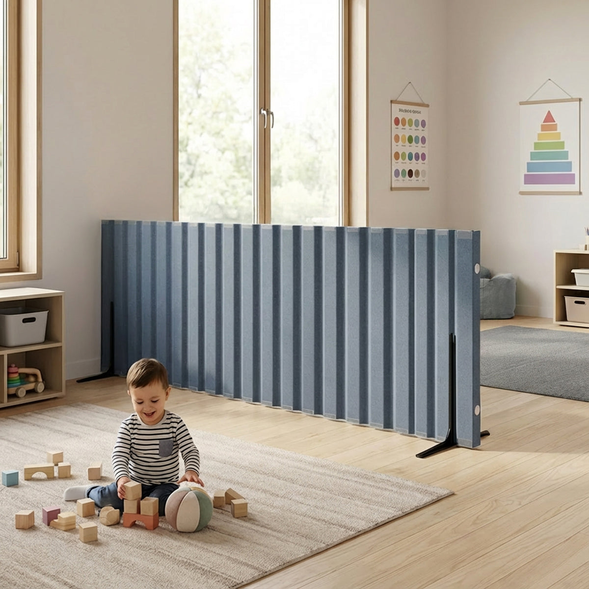 Sound-Dampening Flexible Classroom Room Divider, view 18