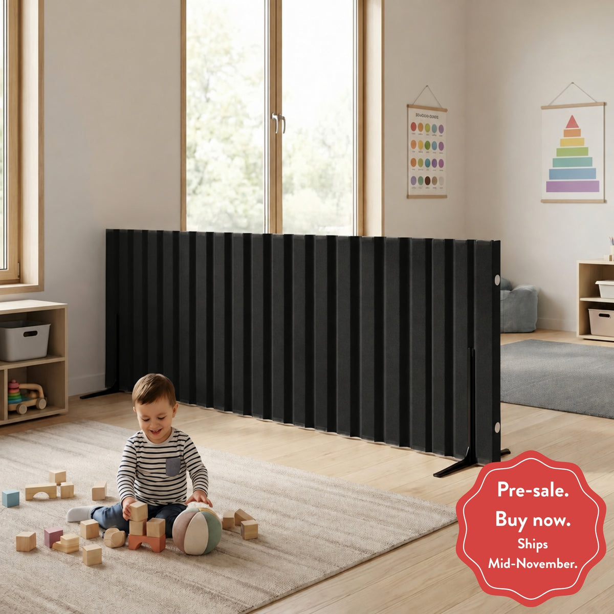 Sound-Dampening Flexible Classroom Room Divider, view 13