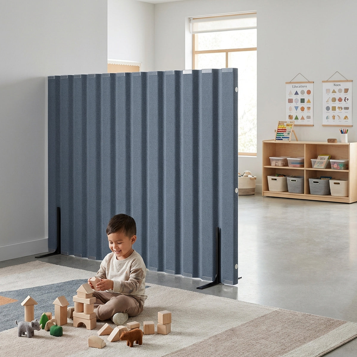 Sound-Dampening Flexible Classroom Room Divider, view 14