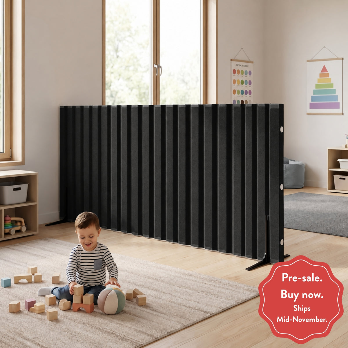 Sound-Dampening Flexible Classroom Room Divider, view 12