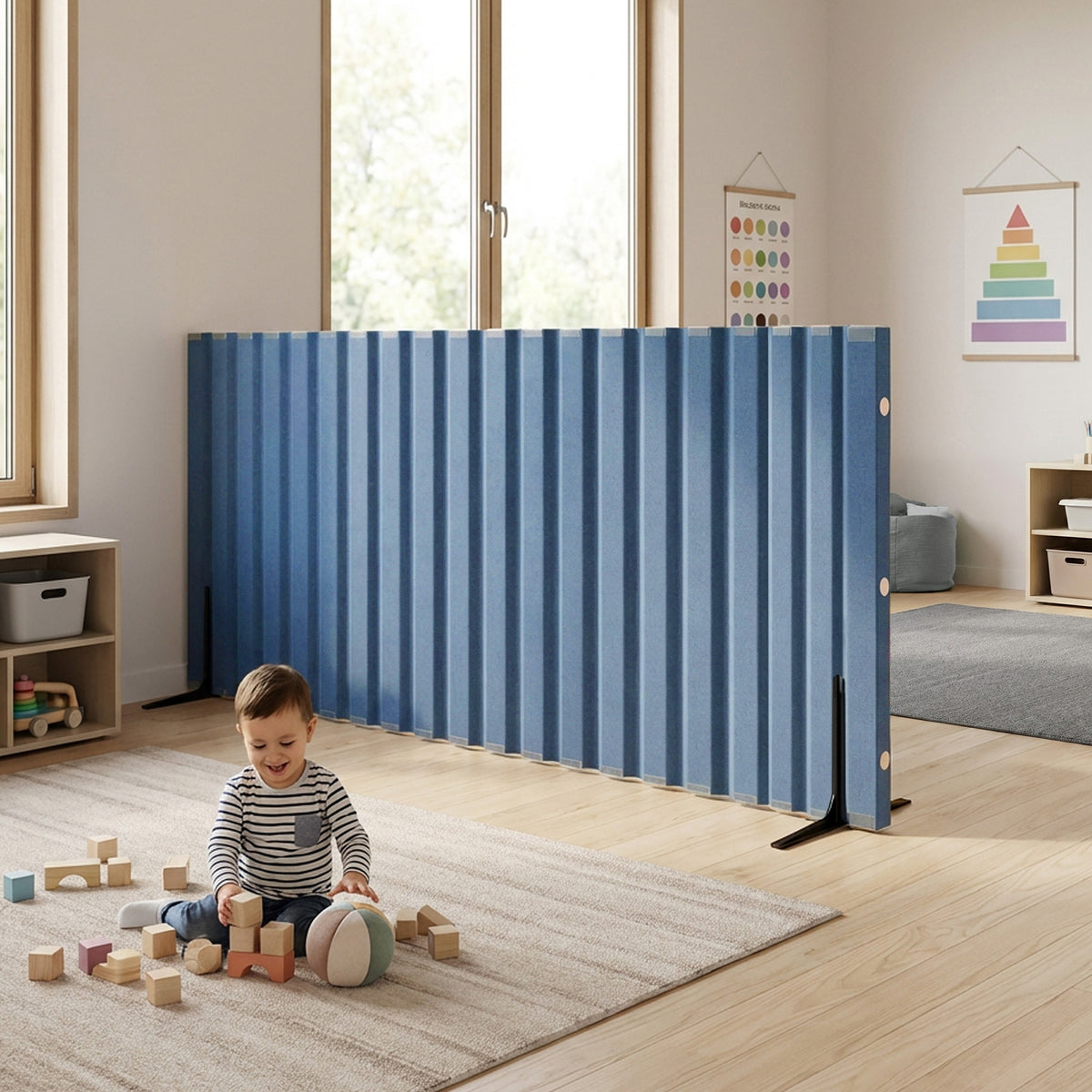Sound-Dampening Flexible Classroom Room Divider, view 17