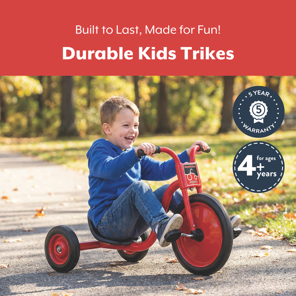 14" Big-Wheel Super Cycle Trike, view 5