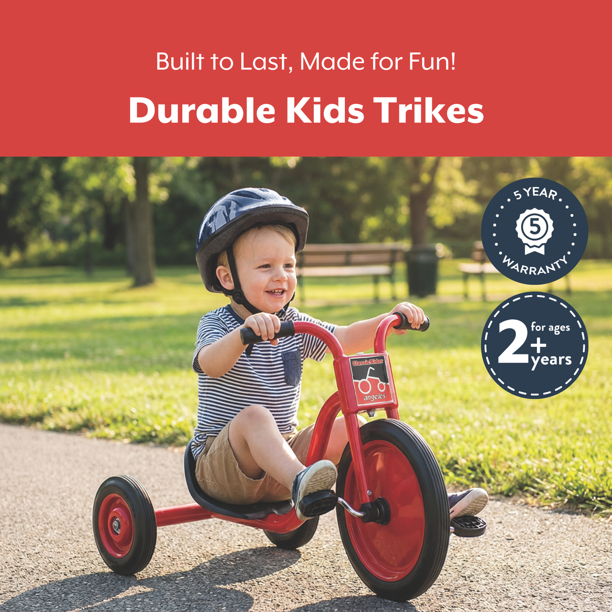 10" Low-Seat Pedal Pusher Trike, view 4