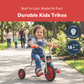8" Chrome Pedal Pusher Trike, view 3